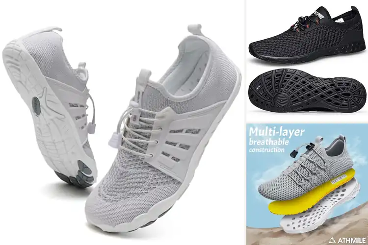 Detailed view of 10 Best Beach Shoes for Comfort, Style & Quick-Dry Walks