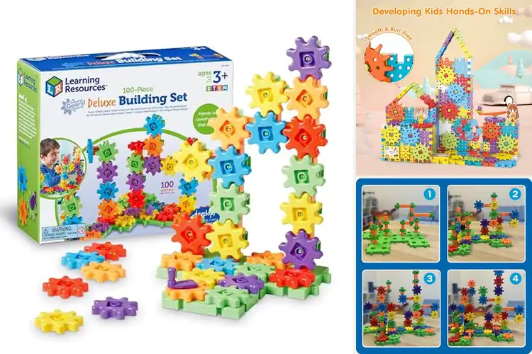 Detailed view of 10 Best Building Gear Sets for Fun and Learning at Home