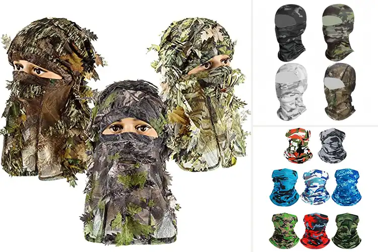 Detailed view of 10 Best Camouflage Masks for Stealth and Comfort