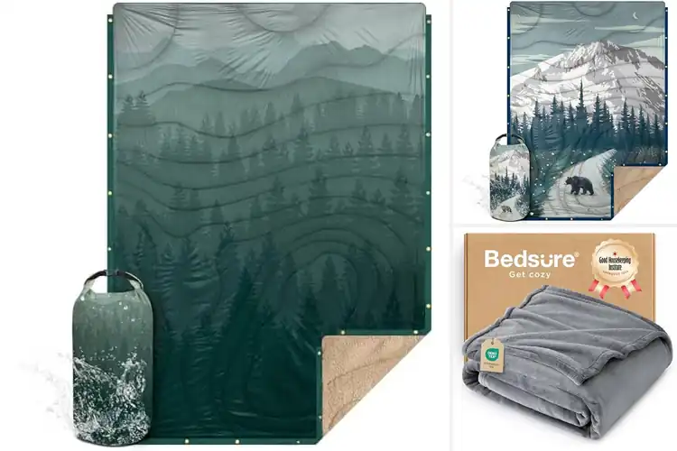 Detailed view of 10 Best Camping Blankets for Warmth Without the Weight