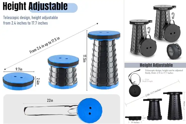 Detailed view of 10 Best Collapsible Stools for Outdoor Adventures