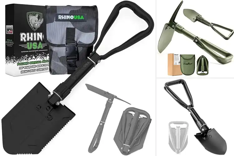 Detailed view of 10 Best Folding Shovels for Outdoor Survival & Adventure