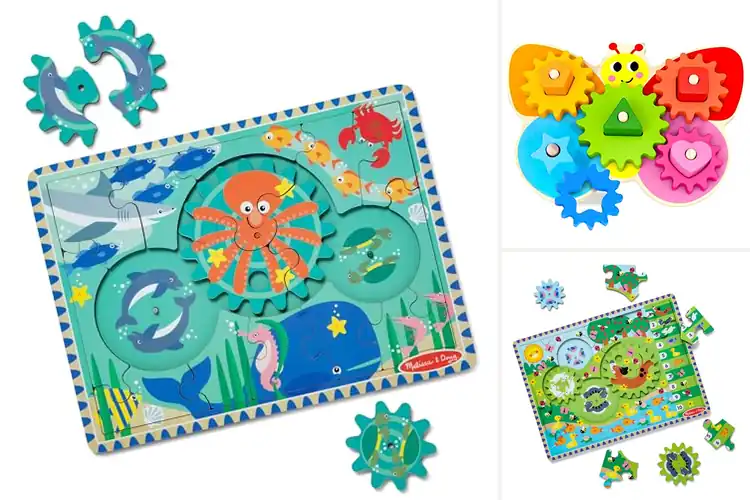 Detailed view of 10 Best Gear Puzzles for Toddlers: Fun Learning & Play Ideas