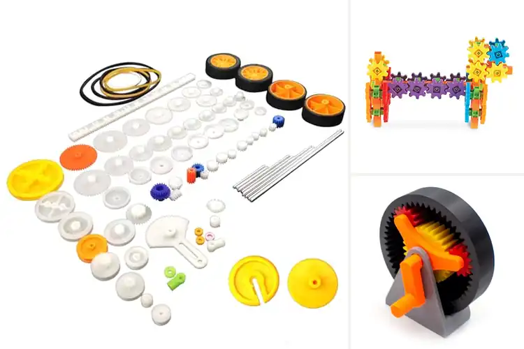 Detailed view of 10 Best Mechanical Gear Sets: Build & Learn