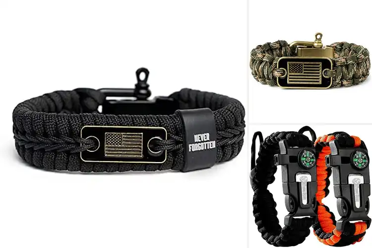 Detailed view of 10 Best Paracord Bracelets That Are Tough & Stylish