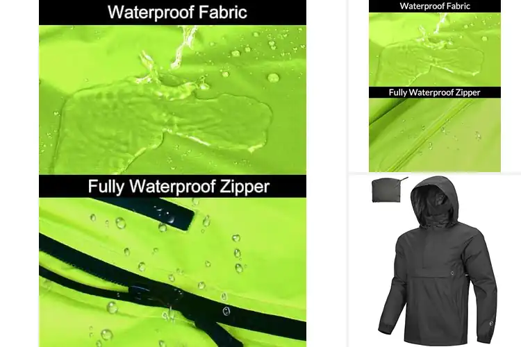 Detailed view of 10 Best Rain Jackets For Sports That Keep You Dry