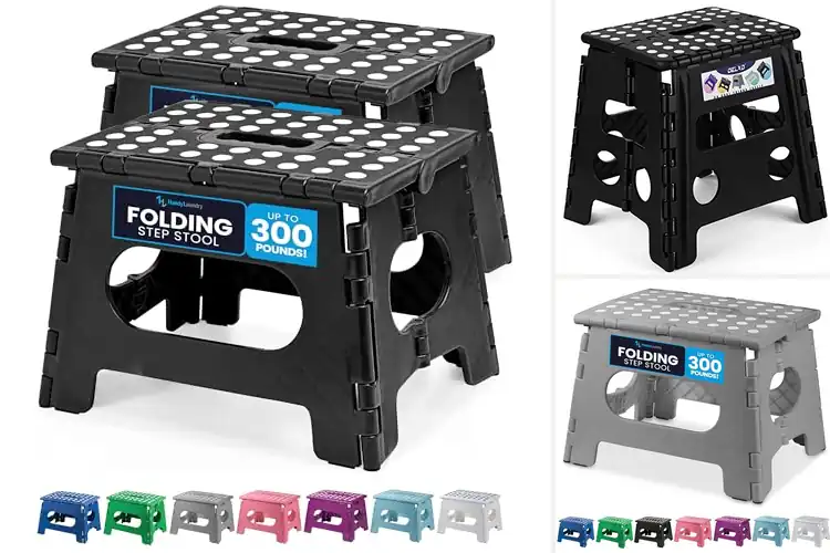 Detailed view of Best Safe Folding Step Stools