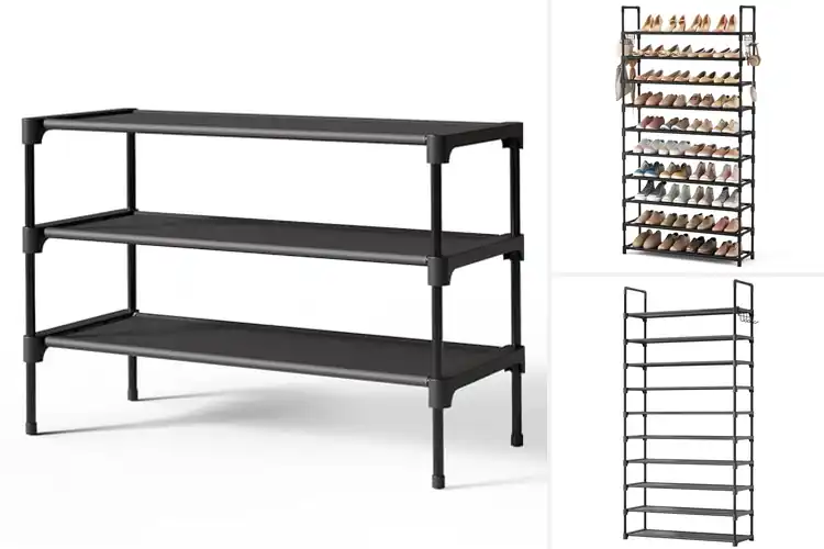 Detailed view of 10 Best Shoe Shelves for a Neat Home Entryway