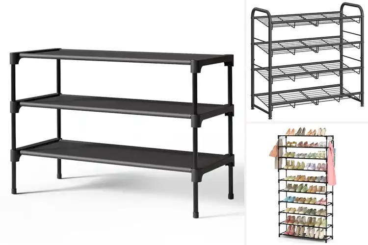 Detailed view of 10 Best Stackable Shoe Racks for Tidy Entryways