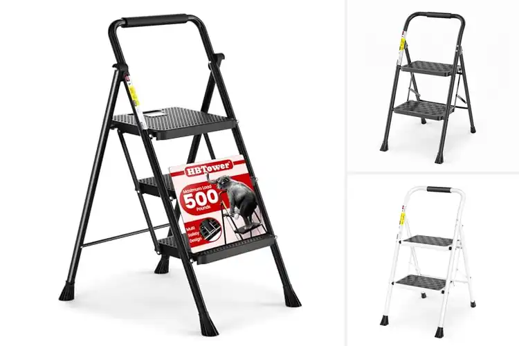 Detailed view of 10 Best Step Stools: Easy Shelf Cleaning Hacks