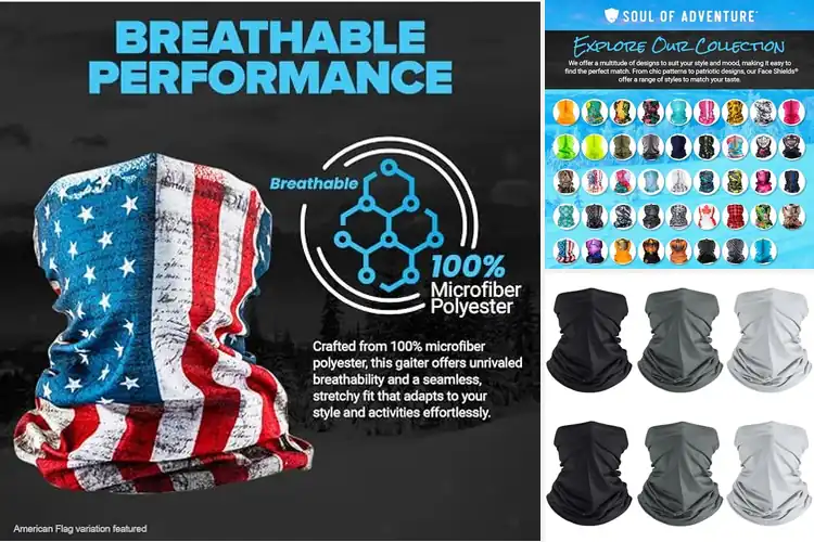 Detailed view of 10 Best UV Protection Masks for Stylish Sun Safety